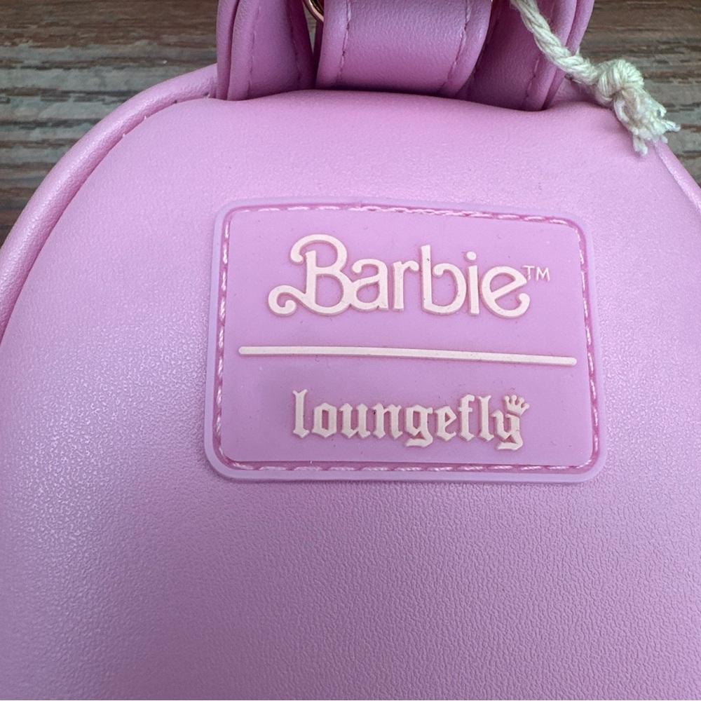 Loungefly Barbie 65th Anniversary Pink Mini Backpack Lenticular Pencil Case - Picture 7 of 14